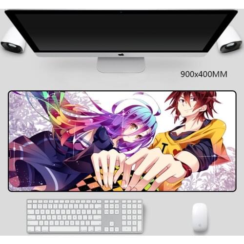 Anime No Game No Life Comfort Mouse Mats Gaming Mouse Pads Free Shipping Large Mouse Pad Keyboards Mat Gaming Accessories