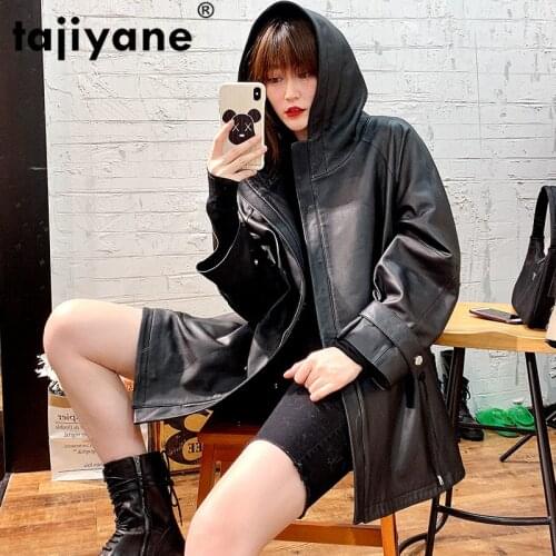 2020 Spring Coats Real Leather Jackets Women Genuine Leather Jackets Winter Jackets Women Oversized Loose Korean Coats PY20