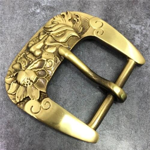 TOP Quality Devil Brass Belt Pin Buckle Diy Accessories Men Jeans Belt Buckle For Man Leather Belts BK0114