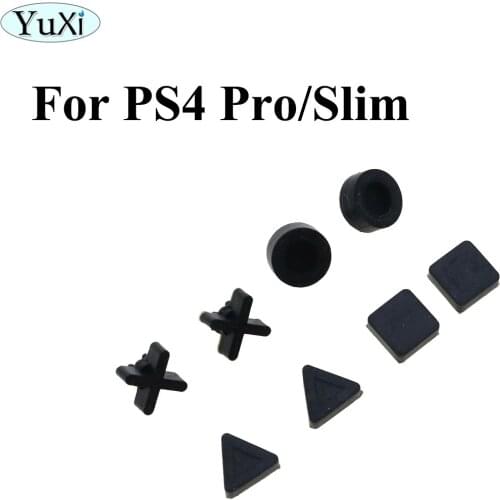 YuXi 10Set Non Slip Silicon Feet Pads Bottom Cover For Sony PS4 Slim & Pro Rubber Feet Cover