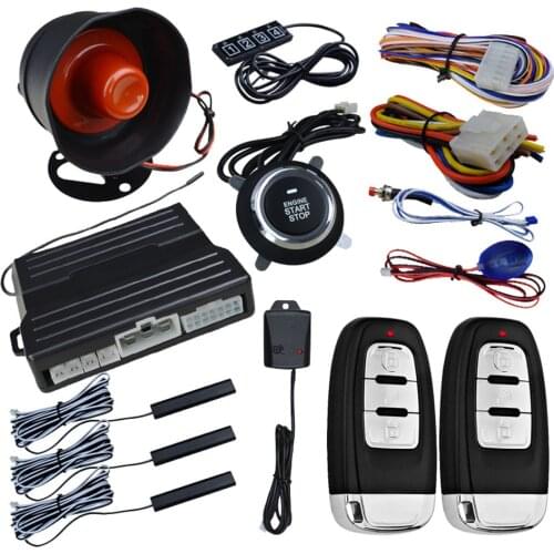 Q8B 12V car anti-theft device password keyboard remote control one-key start, comfortable keyless entry