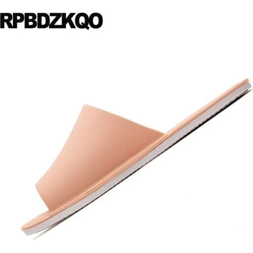 Beach water size 45 flat open toe casual slip on fashion slippers large slides shoes waterproof mens sandals 2019 summer outdoor