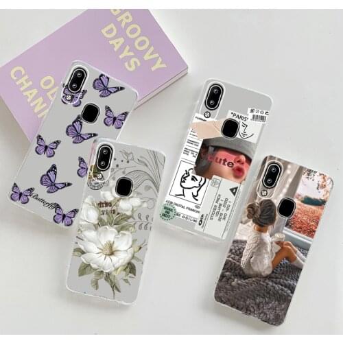 For Vivo Y93 Lite Y95 Y91 Case Silicon Soft TPU Cute Cartoon Back Cover Phone Case For Vivo U1 Y 91 1816 Y 95 1807 Bumper Capa