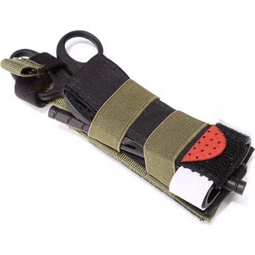 Tactical First Aid Kit Tourniquet Bandage Scissors Emergency Bag Travel Carry Pouch Outdoors Camping Medical Survival Kits