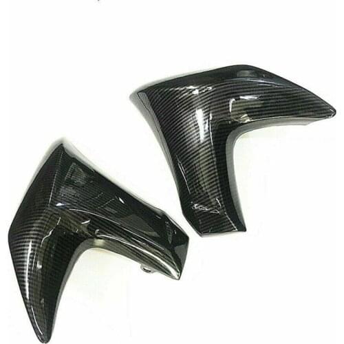 Carbon Fiber Paint Front Side Radiator Cover Panel Fairing Cowling FIT For KAWASAKI ER-6N 2012 2013-2016
