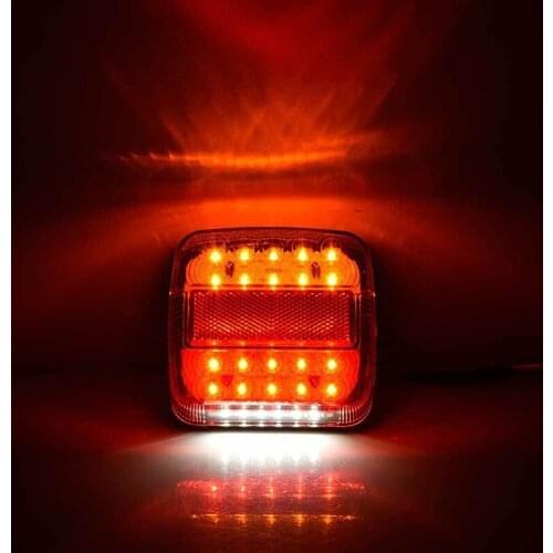 Trailer Truck 20LED Taillight Brake Stop Turn Signal Indicator Light Lamp 12V
