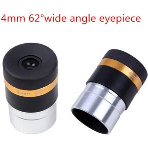 Factory price 1.25* 31.7mm Wide Angle 62-Deg Telescope Eyepiece Lens 4mm Fully Coated for Astronomical Telescope