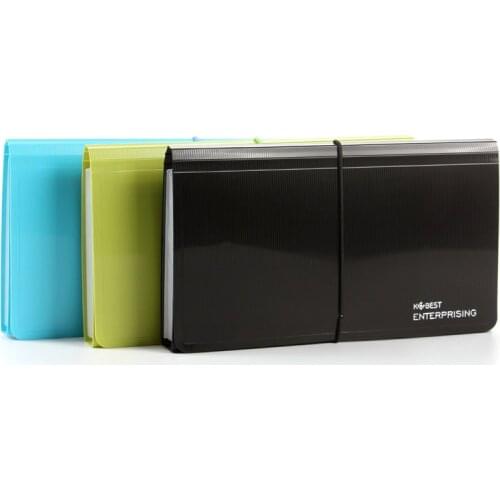 13 Pocket File Folder B5 Expanding File Organizer Document Bag For Documents