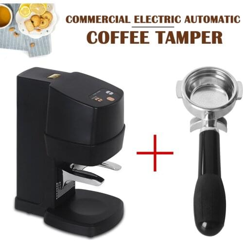 58MM Electric Automatic Coffee Tamper Commercial Adjustable Height Stainless Steel With Suitable Coffee Handle Exceed 1500 Times