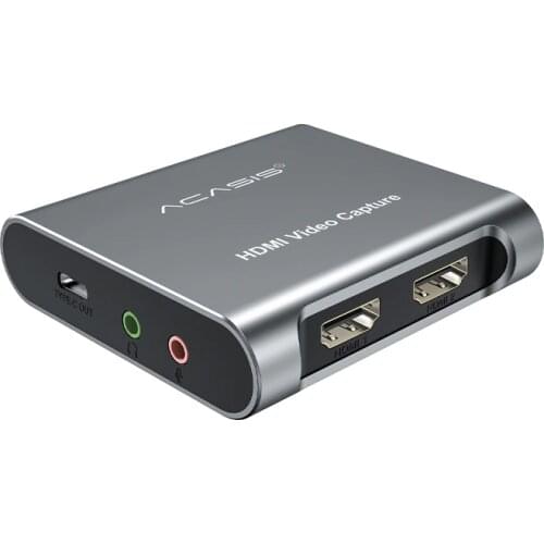 Acasis 4K 1080P HDMI Video Capture Card USB 3.0 HD Recorder for Game Video Live Streaming Compatible for PS4 Xbox PC Switch