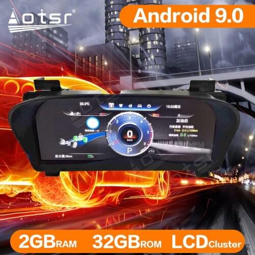 12.3" For Toyota Alphard 2008-2019 Car LCD Cluster Instrument Dashboard Multimedia Modification Android GPS Navigation Player