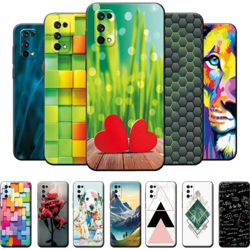 Case For OPPO Realme 7 Pro Case OPPO Realme 7 Pro Love Cute Cover Bumper on Realme 7 Pro Shockproof Silicone Phone Realme7 Pro