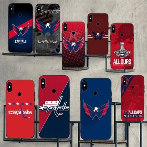Washington hockey team badge Phone Case For Xiaomi Redmi note 7 8 9 pro 8T 9S Mi Note 10 Lite pro