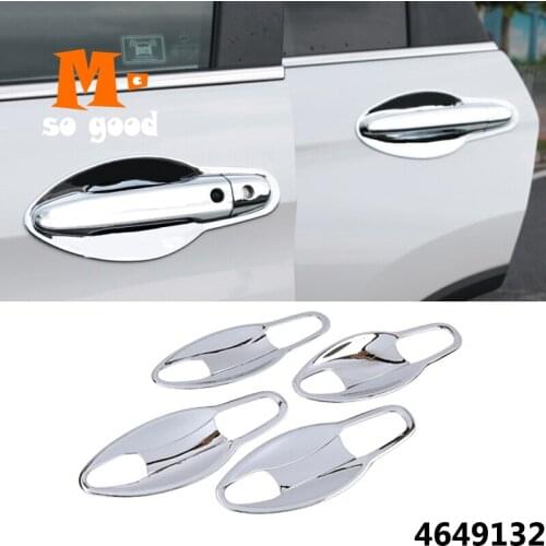 For Honda CRV CR-V Car Door Protector Handle Bowl Sticker Cover ABS Chrome Exterior Accessories Trim 2012 13 14 15 2016 8pcs