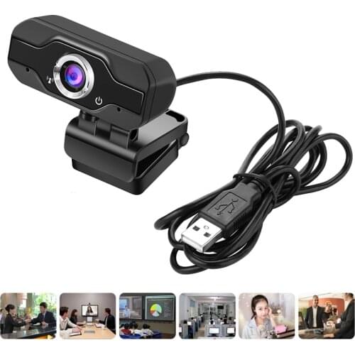 HD 1080P Webcam Built-in Microphone Smart Web Camera USB For Desktop Laptops PC Game Cam Mac OS Windows Android