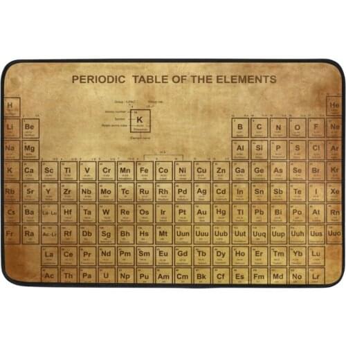 Homing New Arrival Door Mats for Entrance Door Periodic Table of Elements Pattern Carpets Living Room Dust Proof Mats Home Decor