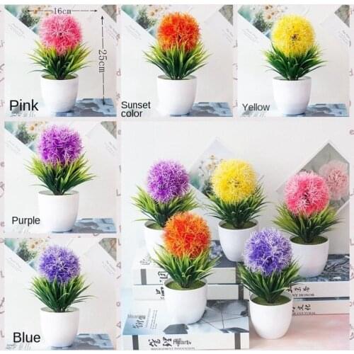Artificial plastic bonsai flowers home garden hotel birthday party wedding celebration festival Christmas decoration plants