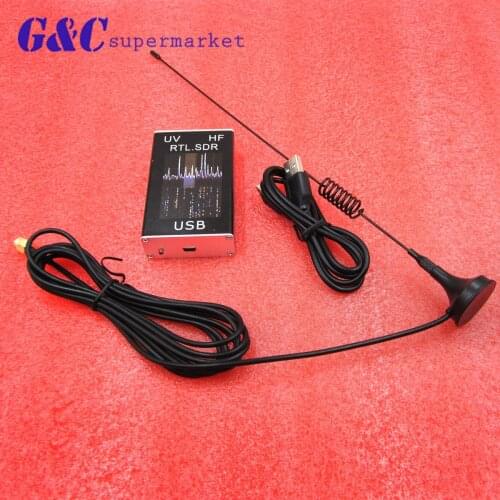 Ham Radio Receiver 100KHz-1.7GHz full Band UV HF RTL-SDR USB Tuner Receiver R820T+8232 Ham Radio Software diy electronics