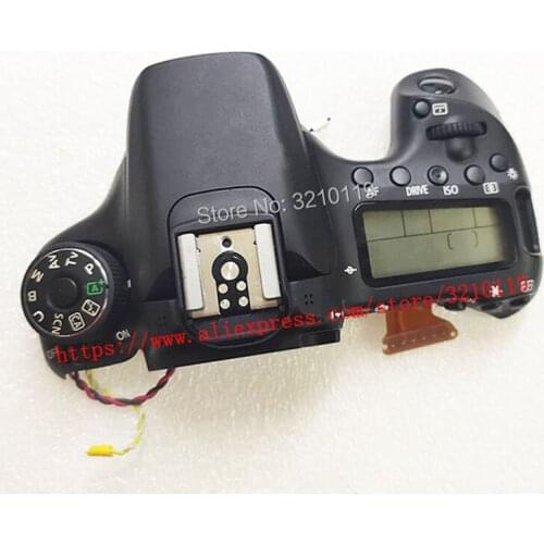 New Original 70D TOP cover for canon 70D open unit 70D Top with key and lcd camera repair part free shipping