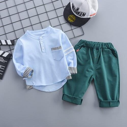 New Arrived Spring Children Baby Boy Clothes Kid Solid Back T-Shirt Pants 2Pcs/Sets Toddler Giraffe Casual Infant Tracksuits Set