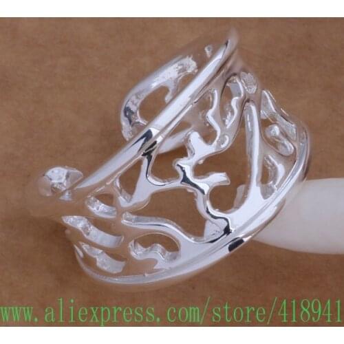 Silver Plated ring, Silver Plated fashion jewelry, terrific/Carve patterns /dxoamova ayqajpxa AR038