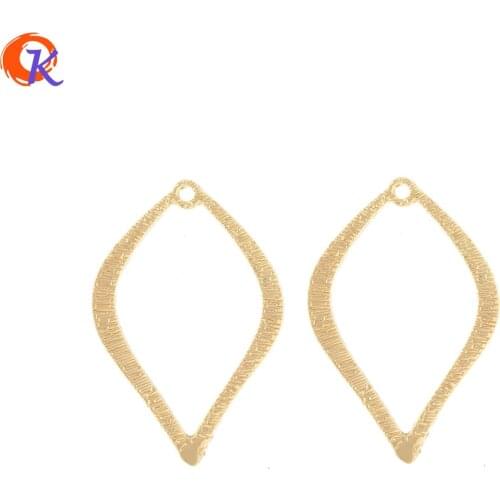 Cordial Design 100Pcs 23*35MM Jewelry Accessories/Earrings Connectors/Drop Loop/DIY Making/Hand Made/Charms/Earring Findings