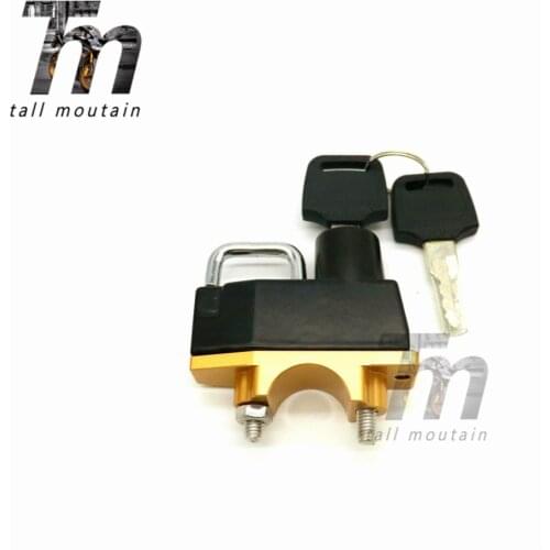 Helmet Lock For YAMAHA FZ6 N/S FZ6R FZ1N FZ1 FZ8 Fazer FZ-10 FZ-07 FZ-09 FJ-09 Motorcycle Accessories Handlebar Bar Clamp