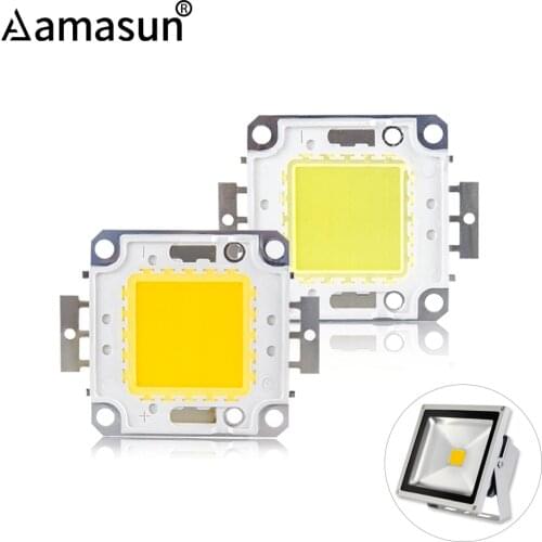 High Brightness LED Chip Beads 9-12V 10W 30-36V 20W 30W 50W 100W LED COB Chip White Warm White for DIY Spotlight Flood Light
