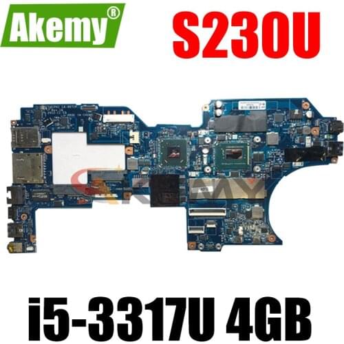 Thinkpad applies FRU 04X0725 04Y1530 04X0743 04Y1540 to the S230U i5-3317U,4GB computer motherboard