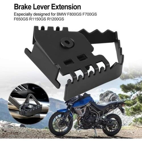 Rear Foot Brake Lever Pedal Enlarge Extension Pad Extender for Bmw F800Gs F700Gs R1200Gs Motorcycle Accessories