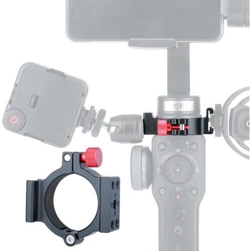 Zhiyun Smooth 4 Accessories Adapter Ring with Cold Shoe for Gimbal Mounting Microphone/LED Light/Monitor Filmmaker Vlog