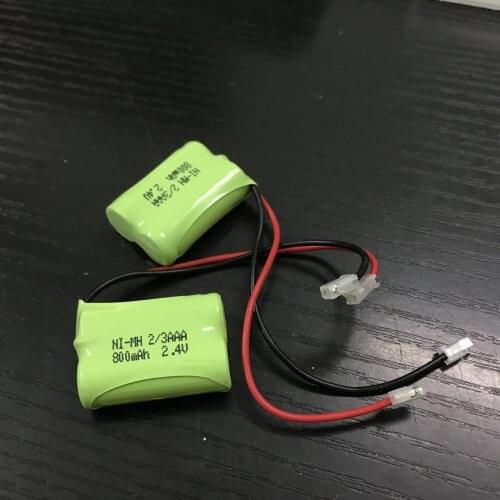 1PCS/lot Original New Ni-MH 2/3AA 2.4V 800mAh Ni-MH Rechargeable Battery Pack With Plugs For Cordless Phone