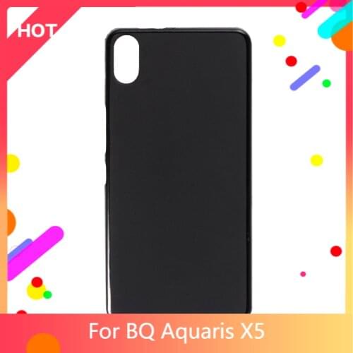 Aquaris X5 Case Matte Soft Silicone TPU Back Cover For BQ Aquaris X5 Phone Case Slim shockproof