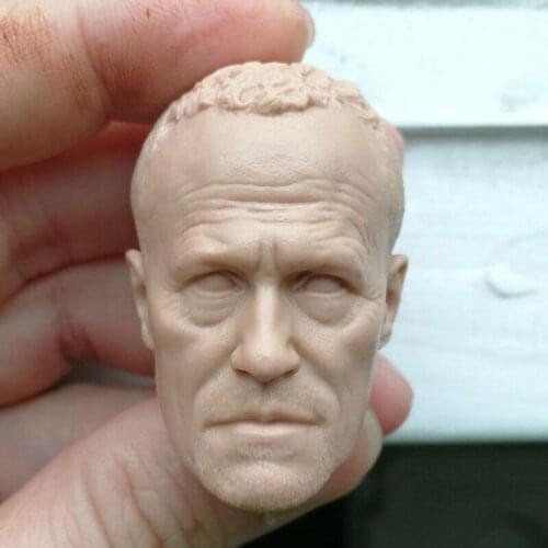 Blank 1/6 Scale Michael Rooker The Walking Dead Head Sculpt Unpainted