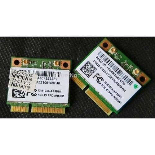 SSEA Wholesale New for Atheros AR9285 AR5B95 half Mini PCI-E Wireless card for lenovo Y560 V360 Z470 G460 B460 E47 Z370 Z470