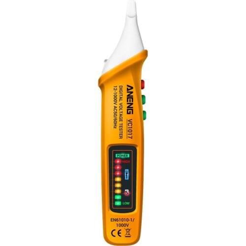 Detector Voltage Tester Electric Indicator Non-contact Meter Pen 12V-1000v VC1017 LED AC