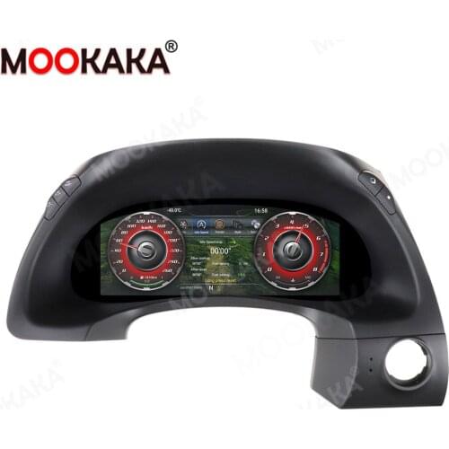 12.3" LCD Android 9 Car Instrument Dashboard Display GPS Navigation For Nissan Patrol Infiniti QX80 2016 + Multimedia Head Unit
