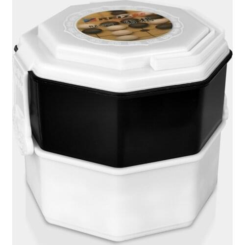 Go Set Go Board Game Set Go Chess Game with Two Go Stone Bowls Storage Box Classic Chinese Strategy Chess Board Game