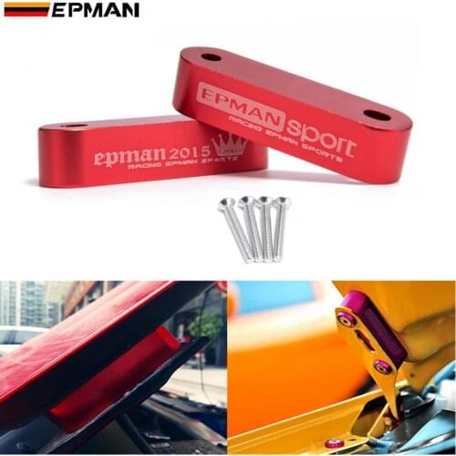 Jdm Billet Aluminum Hood Risers 90-00 For Integra /88-00 For Civic EP-ZGDP011