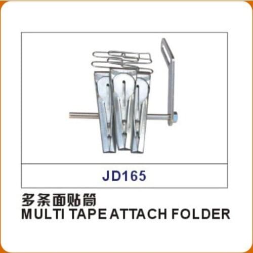 MULTI TAPE ATTACH FOLDER Sewing machine parts with surface mounted cylinder paste special