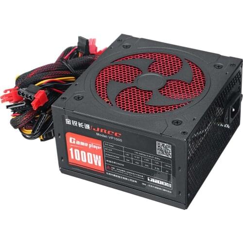 NEW 1000W Power Supply PFC Silent Fan ATX 20pin 12V PC Computer SATA Gaming PC Power Supply For Intel AMD Computer
