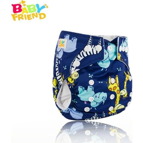Free size 1 Baby Cloth Diaper Cover Baby Cartoon Reusable Washable Adjustable Waterproof Cloth Pocket Nappies Underwear