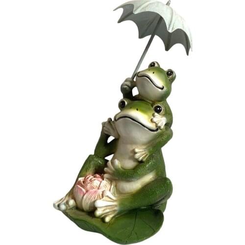 Resin Frog Figurine Figure Decorative Animal Statue Decoration Ornament For Table Desk Home Office Decor Collectible Xmas Gifts