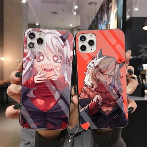Hot Game Helltaker Phone Case Tempered Glass For iPhone 11 Pro XR XS MAX 8 X 7 6S 6 Plus SE 2020 case
