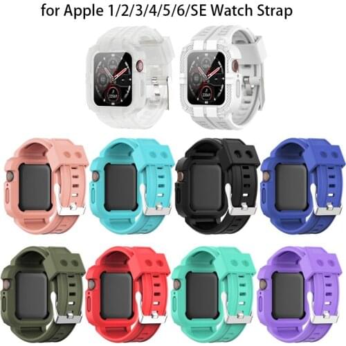 Strap For Apple Watch Band 44mm 40mm 38mm 42mm Breathable Silicone Solid Color Elastic Belt Bracelet Band IWatch Series 3 4 5 SE