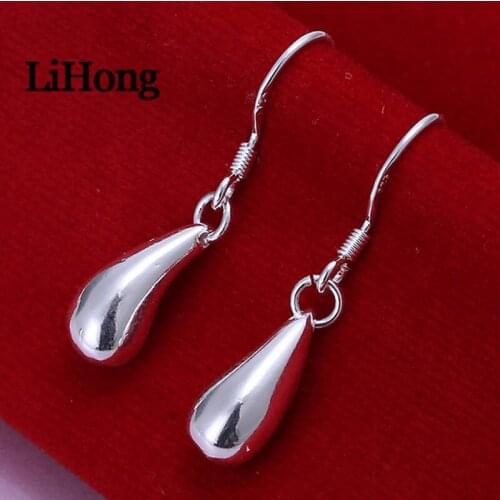Fashion 925 Silver Earrings Angel Tears Pendant Earrings For Women Charm Jewelry Wedding Gift