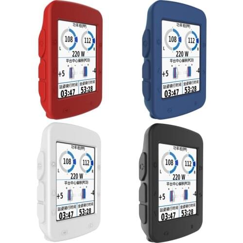 Silicone Soft Cover Protective Case Glass Screen Protector Film For Garmin edge 520/Plus Cycling GPS Bicycle Bike Computer Skin