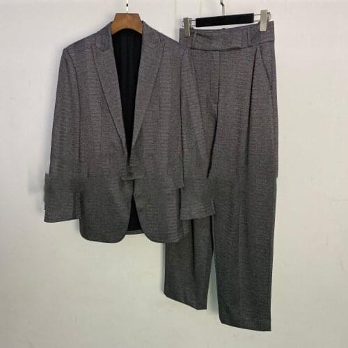 Женские осенние брючные костюмы XIZOU China At AliExpress