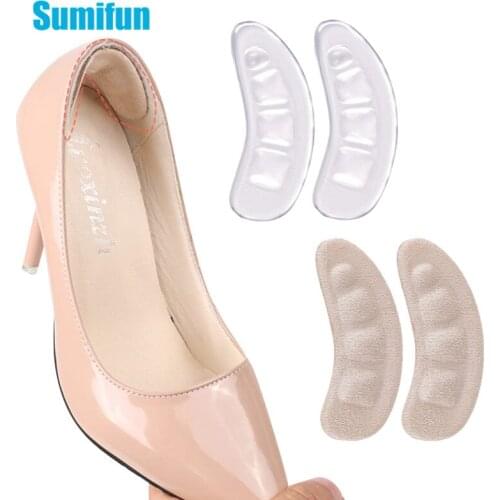 2pcs Women Insoles for Shoes High Heel Pad Adjust Size Adhesive Heels Pads Liner Protector Sticker Pain Relief Foot Care Insert