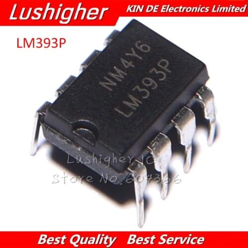10PCS LM393 DIP8 LM393P DIP LM393N New Original IC